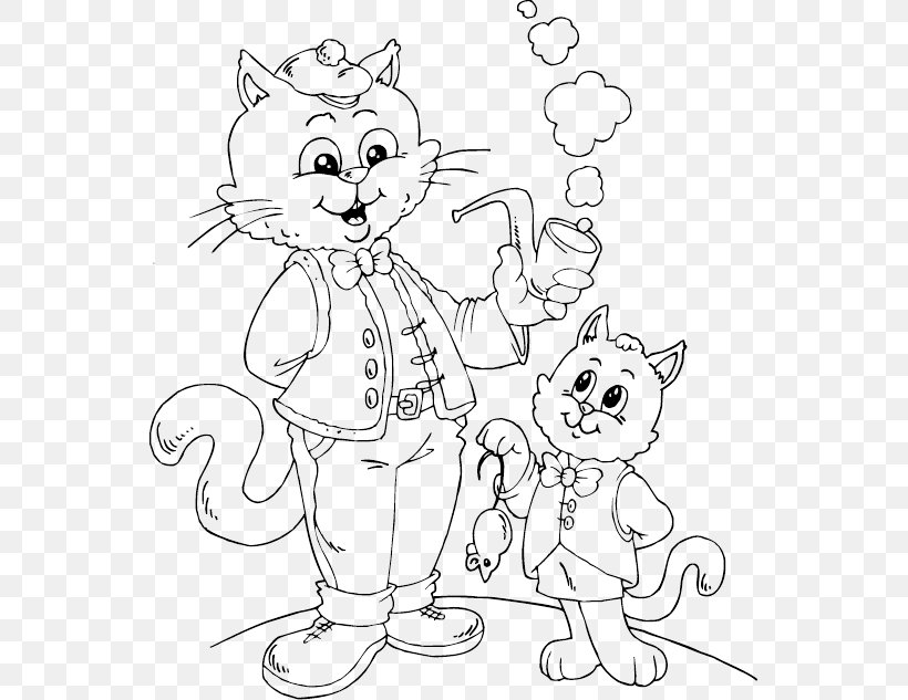 Coloring Book Cat Child Drawing, PNG, 550x633px, Watercolor, Cartoon, Flower, Frame, Heart Download Free