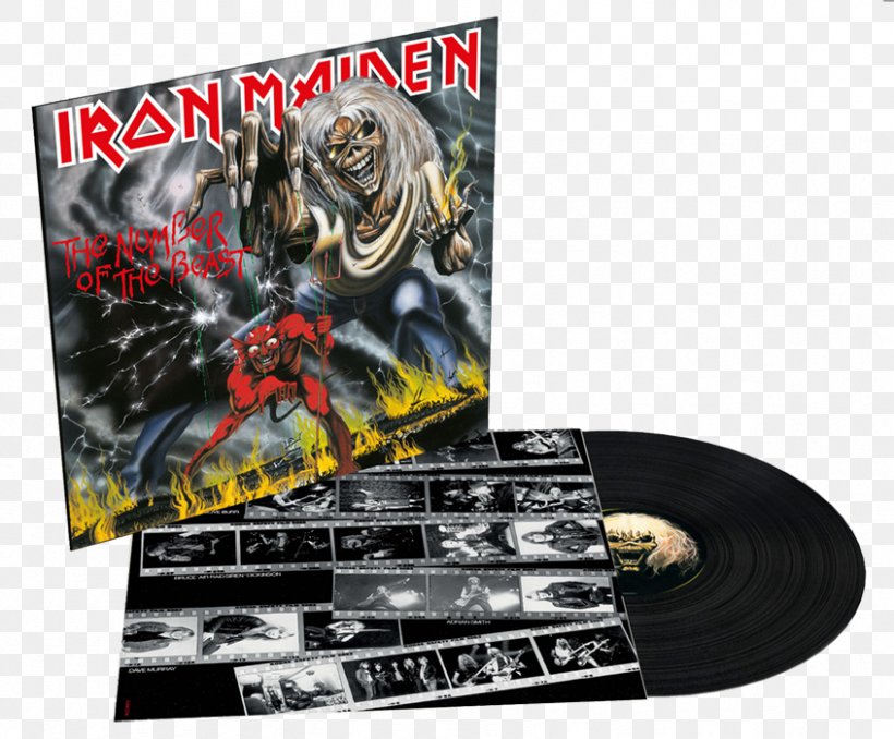 Iron Maiden The Number Of The Beast Phonograph Record Album LP Record, PNG, 846x700px, Watercolor, Cartoon, Flower, Frame, Heart Download Free