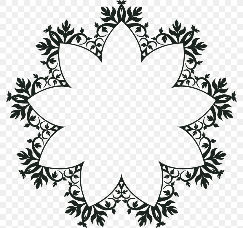 Mandala Ornament Pattern, PNG, 778x768px, Mandala, Area, Art, Artwork, Black Download Free