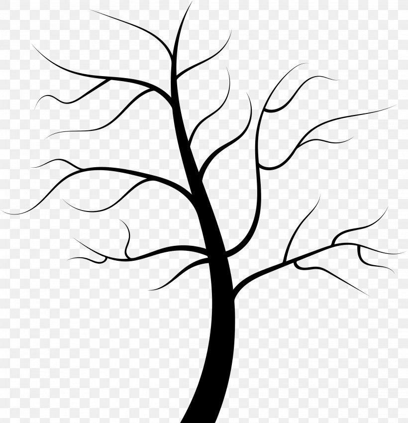 Tree Silhouette Clip Art, PNG, 2289x2373px, Tree, Art, Artwork, Black And White, Branch Download Free