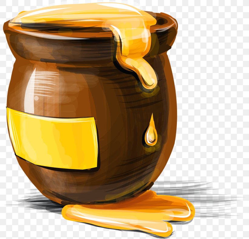 Bee Honeypot Clip Art, PNG, 800x786px, Bee, Cup, Honey, Honeypot, Royaltyfree Download Free