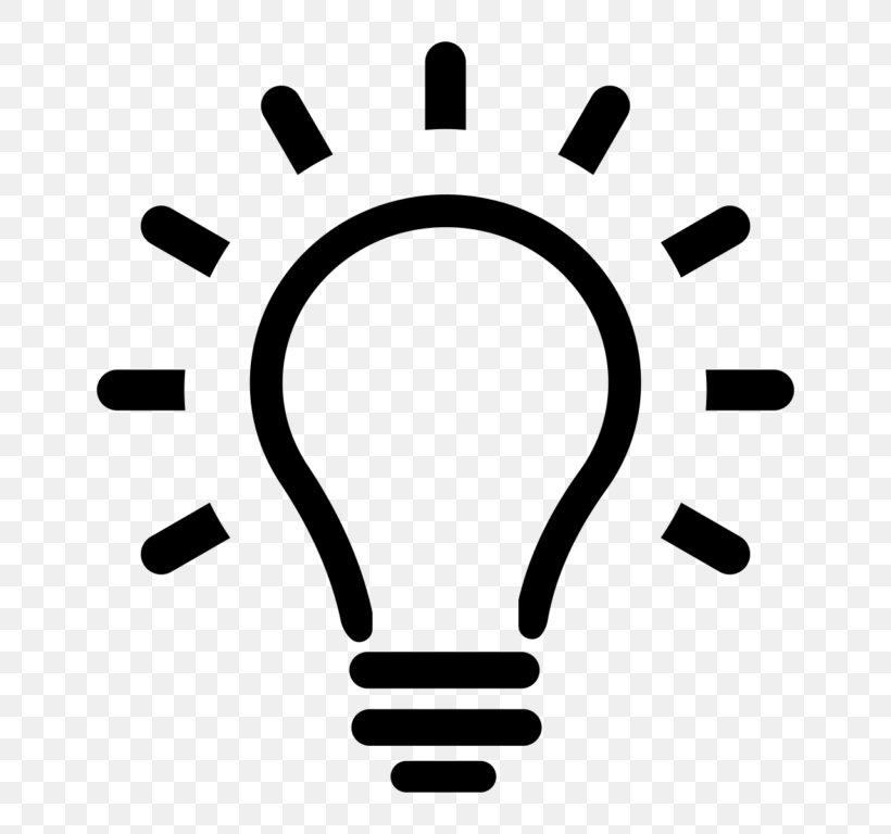 Incandescent Light Bulb Symbol, PNG, 768x768px, Light, Hand, Incandescent Light Bulb, Lamp, Sign Download Free