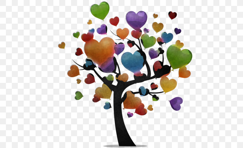 Heart Tree Plant, PNG, 500x500px, Heart, Plant, Tree Download Free