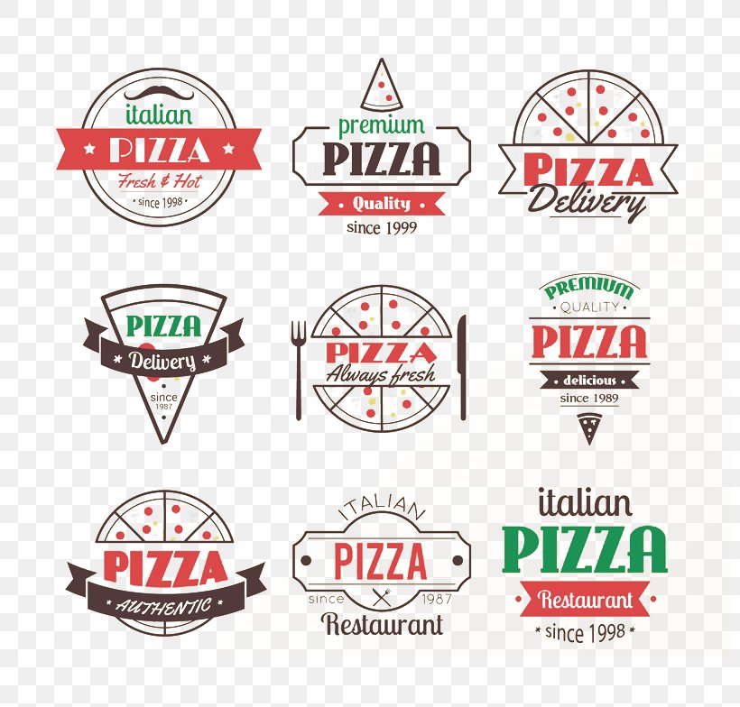 New York-style Pizza Italian Cuisine Vegetarian Cuisine Logo, PNG, 800x784px, Pizza, Brand, Dough, Emblem, Food Download Free