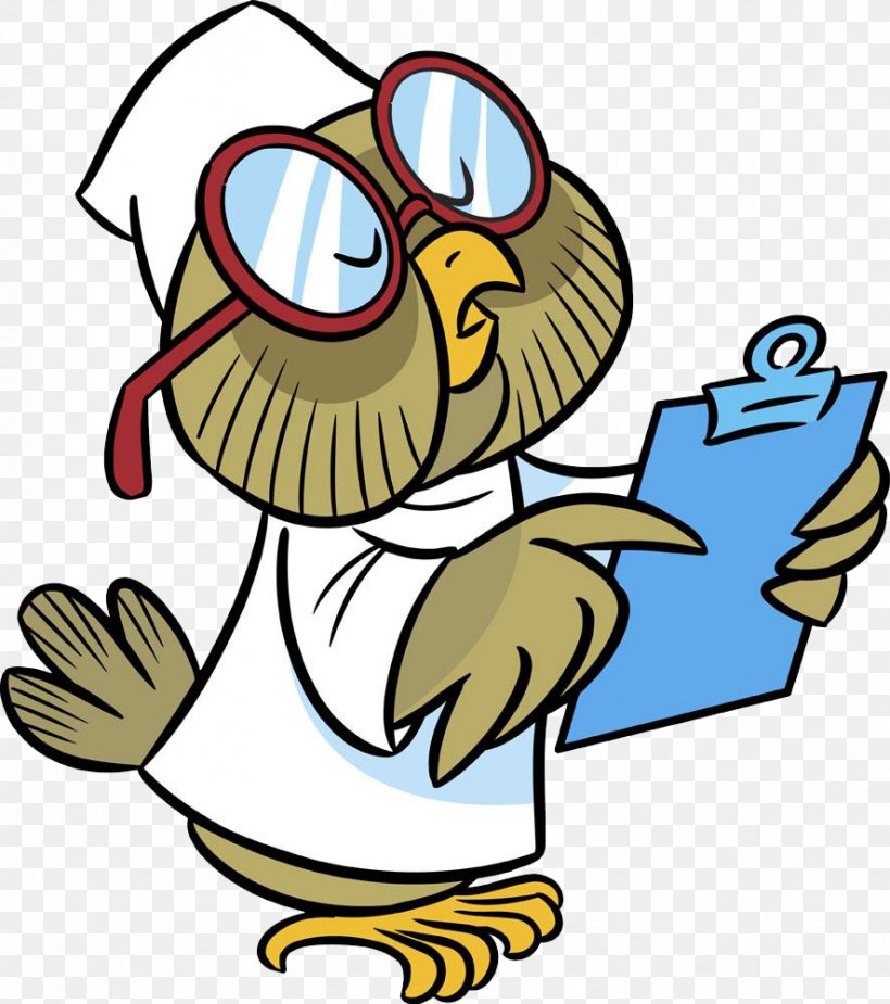Owl Cartoon Physician Clip Art, PNG, 886x1000px, Owl, Art, Artwork, Beak, Bird Download Free
