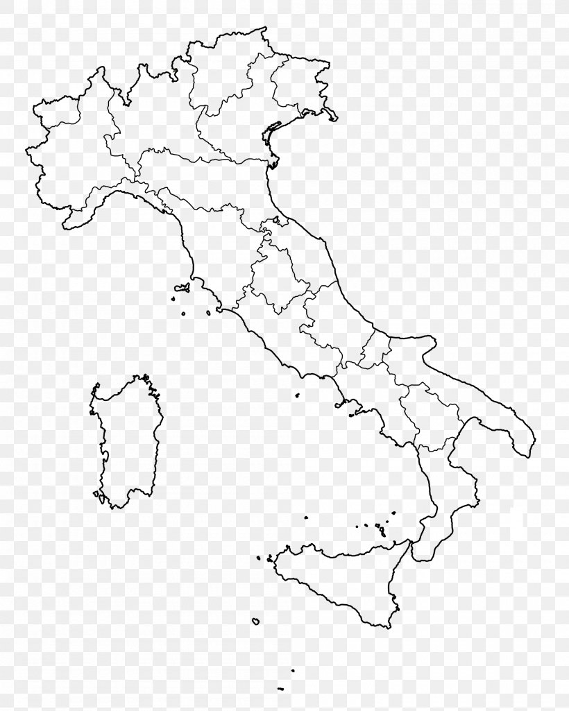 Regions Of Italy Veneto San Marino Blank Map, PNG, 2000x2500px, Regions Of Italy, Area, Artwork, Black And White, Blank Map Download Free