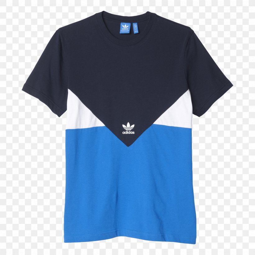 T-shirt Adidas Originals Trefoil Warp Knitting, PNG, 2000x2000px, Tshirt, Active Shirt, Adidas, Adidas Originals, Blue Download Free