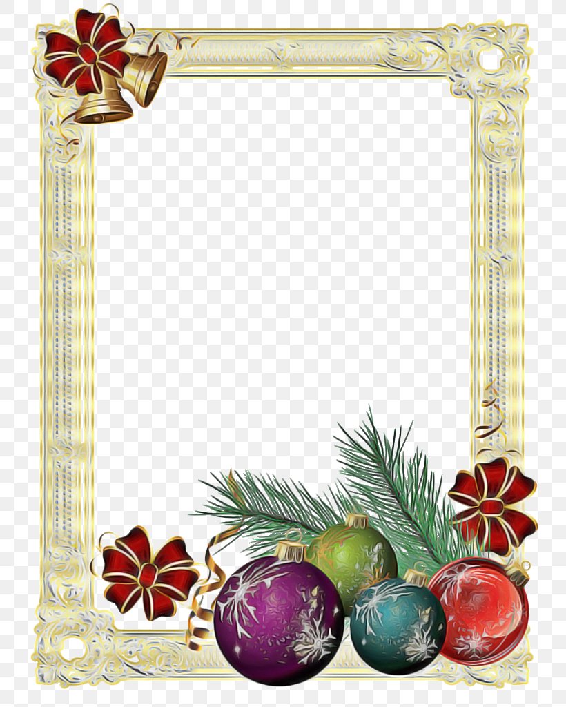 Christmas Picture Frame, PNG, 768x1024px, Christmas Ornament, Christmas Day, Christmas Decoration, Fir, Holiday Ornament Download Free