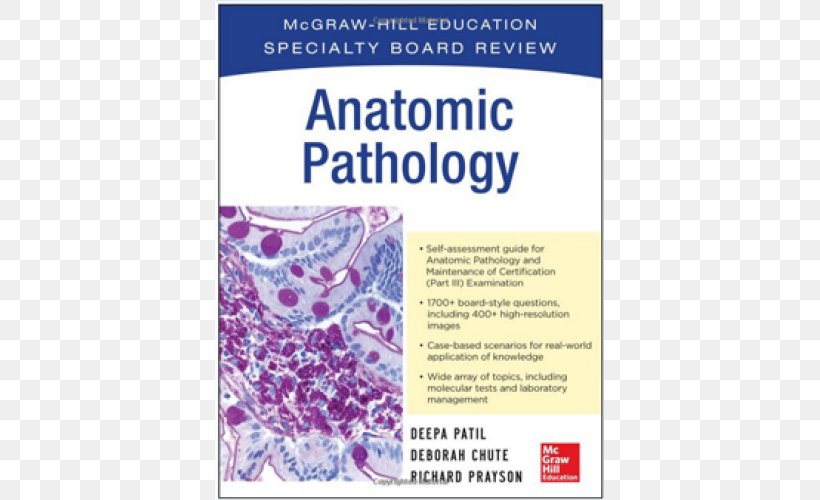 McGraw-Hill Specialty Board Review Anatomic Pathology Anatomic Pathology Board Review Specialty Board Review: Anatomic Pathology Anatomy, PNG, 500x500px, Pathology, Advertising, Anatomical Pathology, Anatomy, Area Download Free