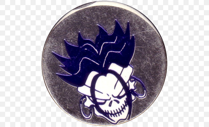 Skull Cobalt Blue Emblem Badge Earring, PNG, 500x500px, Skull, Badge, Cobalt, Cobalt Blue, Earring Download Free