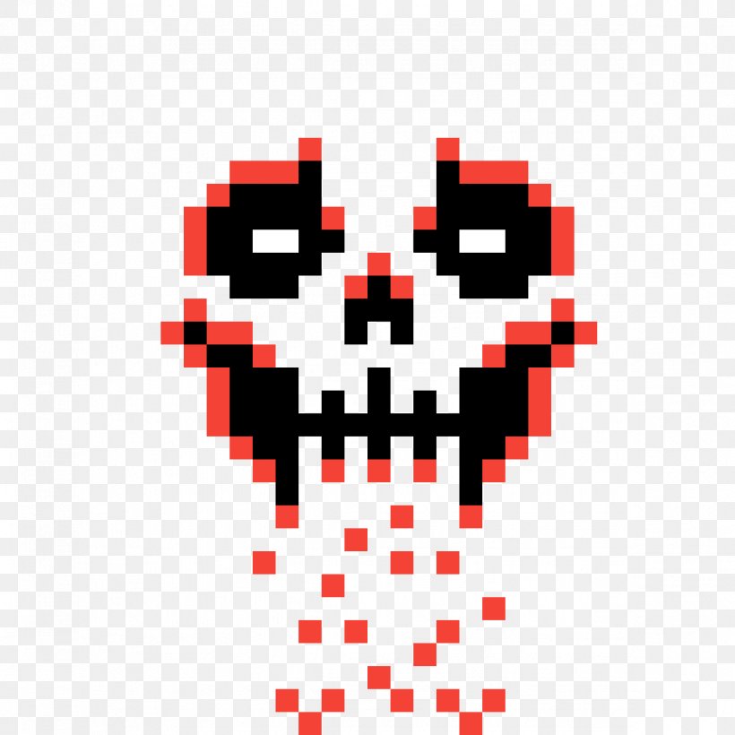 Skull Pixel Art Calavera Skeleton, PNG, 1184x1184px, Watercolor, Cartoon, Flower, Frame, Heart Download Free