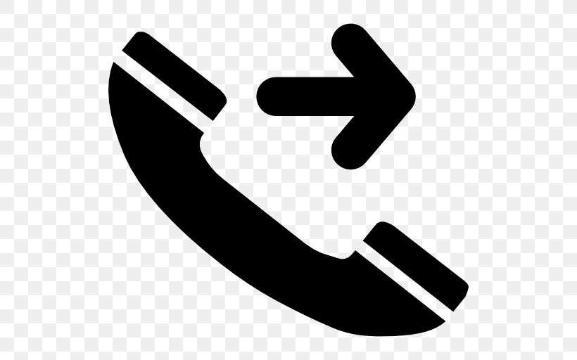 Telephone Call Arrow Vecteur, PNG, 512x512px, Telephone Call, Black And White, Brand, Finger, Free Download Free