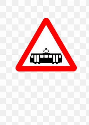 Slides - Tram Rail Transport Traffic Sign Warning Sign Police PNG