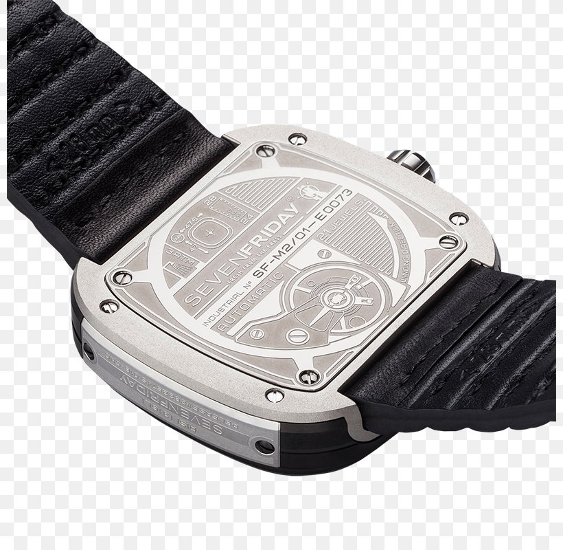 Watch SevenFriday Miyota 8215 Steel Clock, PNG, 800x800px, Watch, Brand, Buckle, Clock, Hardware Download Free