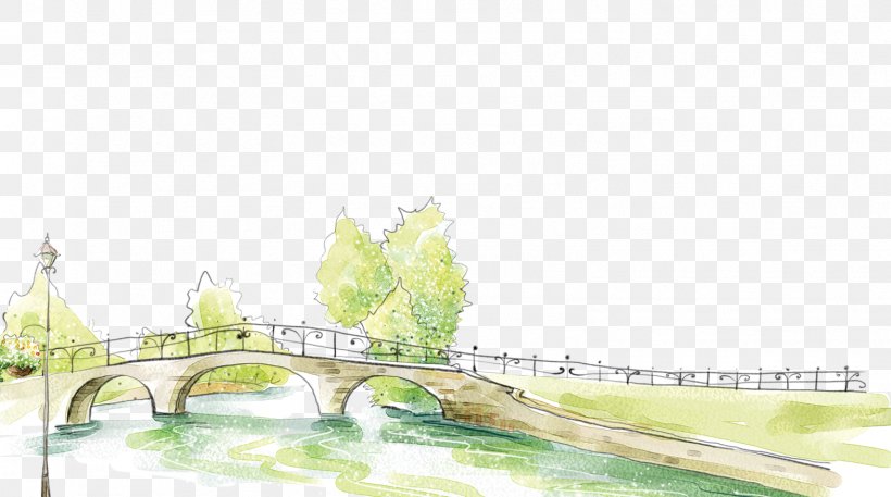 Watercolor Painting Fukei Illustration, PNG, 1571x877px, Watercolor Painting, Designer, Fukei, Grass, Green Download Free