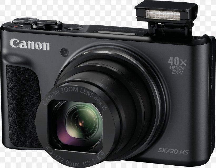 Canon PowerShot SX 730 HS [Black] Canon PowerShot SX720 HS Point-and-shoot Camera, PNG, 3000x2348px, Canon Powershot Sx720 Hs, Camera, Camera Accessory, Camera Lens, Cameras Optics Download Free