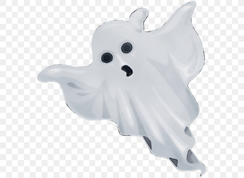 Ghost, PNG, 577x600px, Watercolor, Animal Figure, Ghost, Paint, Wet Ink Download Free