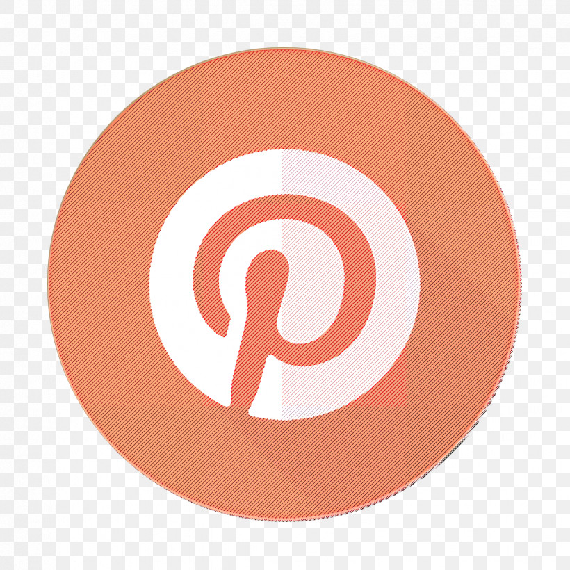 Social Media Icons Icon Pinterest Icon, PNG, 1234x1234px, Social Media Icons Icon, Circle, Logo, Orange, Peach Download Free