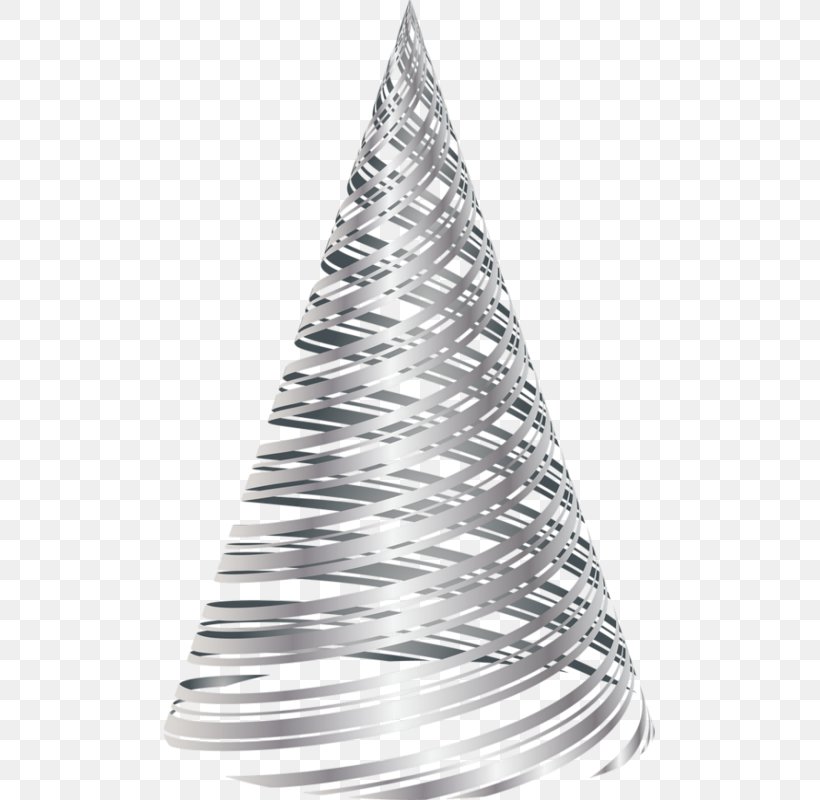 Christmas Tree Helix Spiral Clip Art, PNG, 491x800px, Christmas Tree, Animation, Black And White, Christmas, Christmas Decoration Download Free