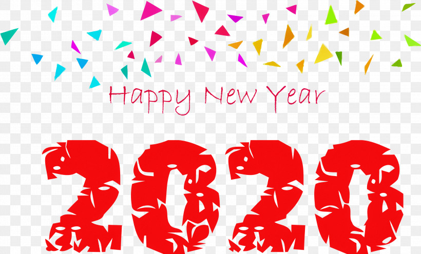 Happy New Year 2020 New Year 2020 New Years, PNG, 3000x1812px, Happy New Year 2020, Happy, Love, New Year 2020, New Years Download Free