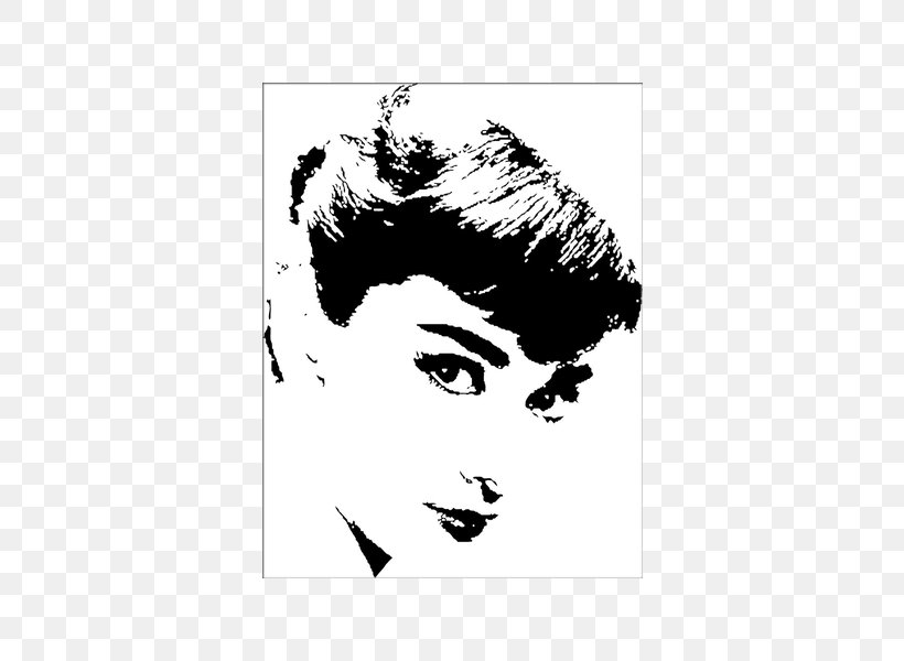 Pop Art Black And White Painting Photography, PNG, 600x600px, Art, Abstract Art, Audrey Hepburn, Black, Black And White Download Free