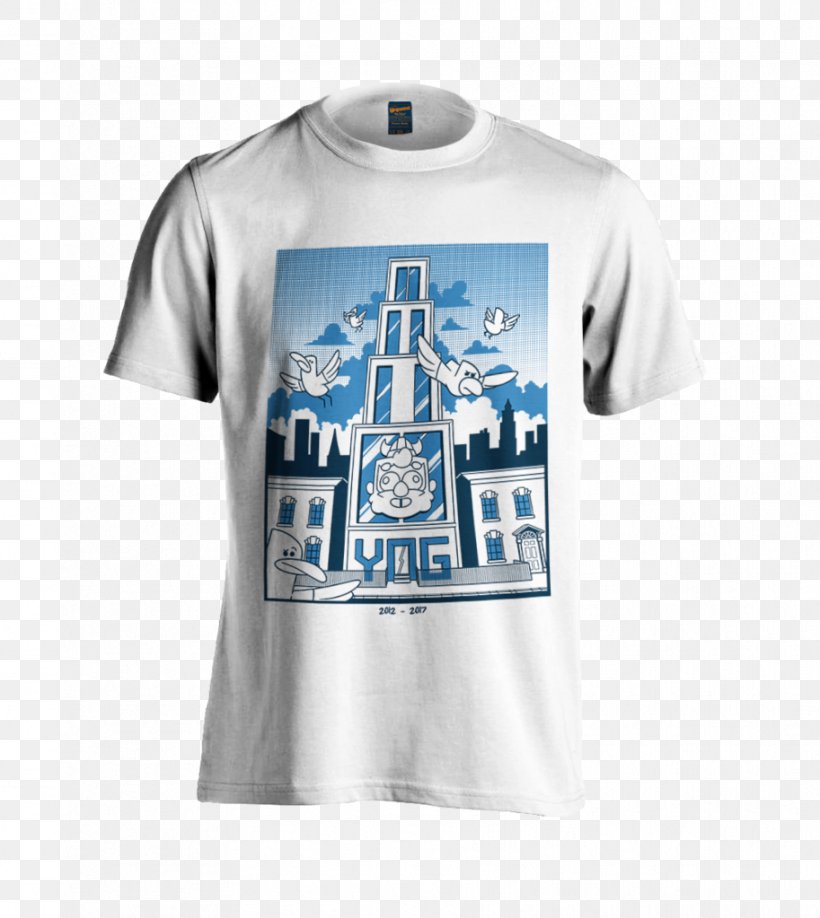 T-shirt Trouble In Terrorist Town The Yogscast Clothing Hoodie, PNG, 913x1023px, Tshirt, Active Shirt, Blue, Brand, Clothing Download Free