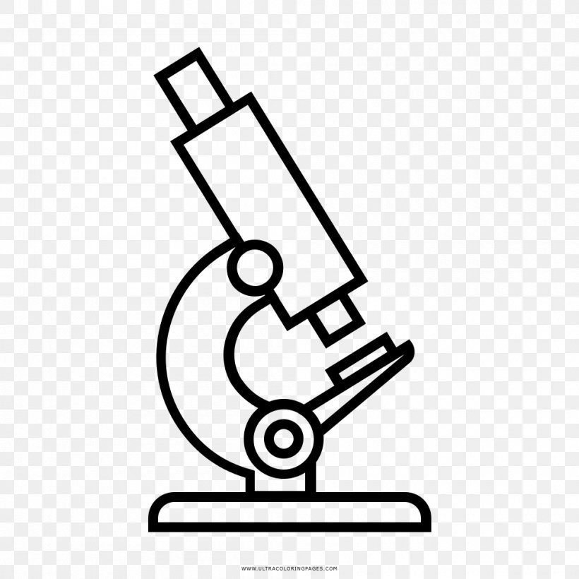 Microscope Drawing Toys Coloring Book Party Coloring Book, PNG, 1000x1000px, Microscope, Android, Area, Biology, Black And White Download Free