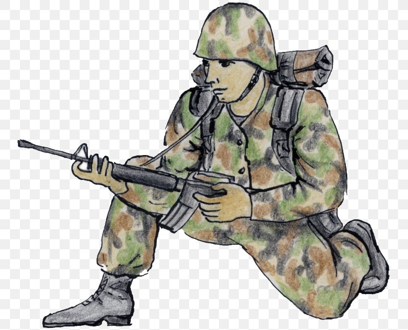 Soldier Infantry Marksman Army Military, PNG, 756x662px, Watercolor, Cartoon, Flower, Frame, Heart Download Free