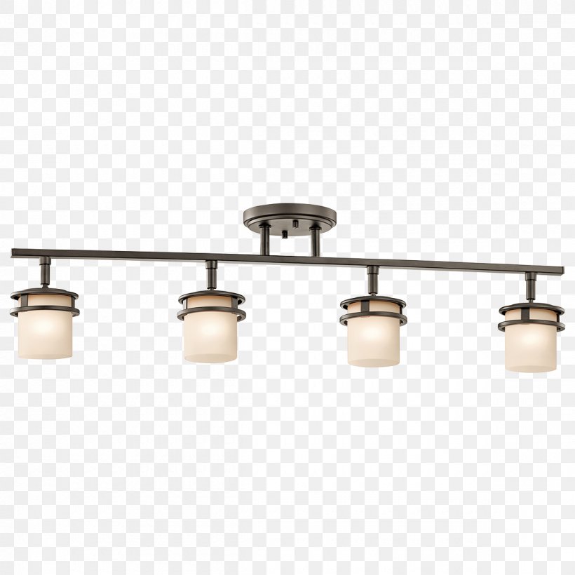 Kichler 7772 Hendrik Rail Light Hendrik 4-Light Rail Track Kit Kichler Lighting Sconce, PNG, 1200x1200px, Light, Bronze, Ceiling, Ceiling Fixture, Kitchen Download Free