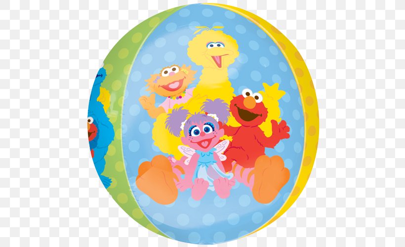 Mylar Balloon BoPET Sesame Street Characters Aluminium Foil, PNG, 500x500px, Mylar Balloon, Aluminium Foil, Amscan Inc, Area, Art Download Free