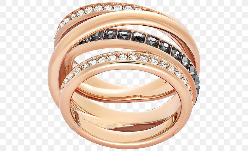 Ring Swarovski AG Jewellery Gold Plating, PNG, 600x500px, Ring, Bezel, Body Jewelry, Bracelet, Crystal Download Free