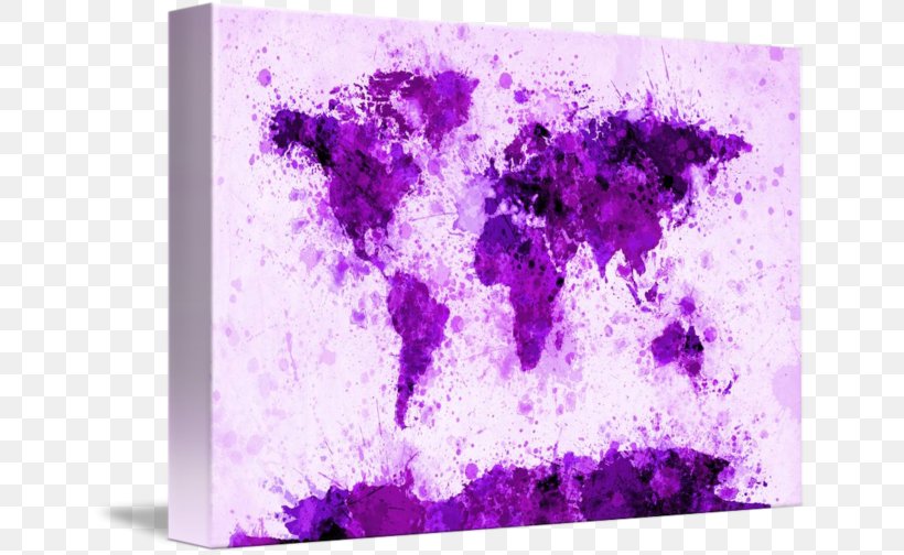 World Map Art Canvas Print, PNG, 650x504px, World, Art, Art Museum, Canvas, Canvas Print Download Free