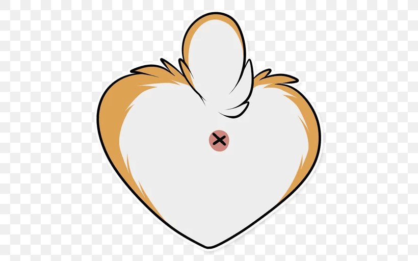 Pembroke Welsh Corgi Sticker Telegram Clip Art, PNG, 512x512px, Watercolor, Cartoon, Flower, Frame, Heart Download Free