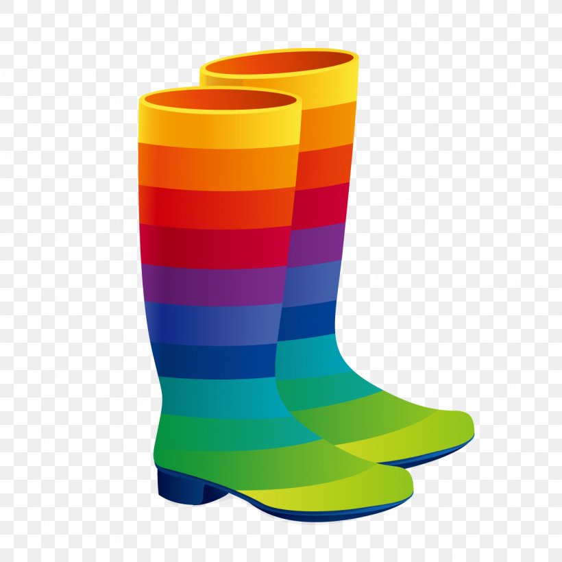 Rainbow Boot, PNG, 1276x1276px, Rainbow, Boot, Footwear, Preview, Rain Download Free
