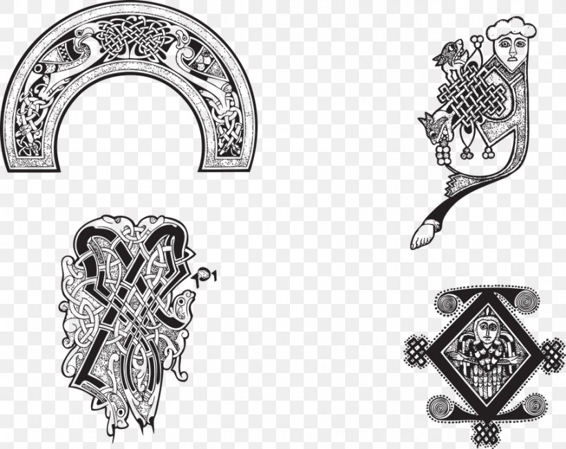 Celts A Treasury Of Celtic Design Drawing Ornament Clip Art, PNG, 907x720px, Celts, Black And White, Body Jewelry, Diamond, Drawing Download Free