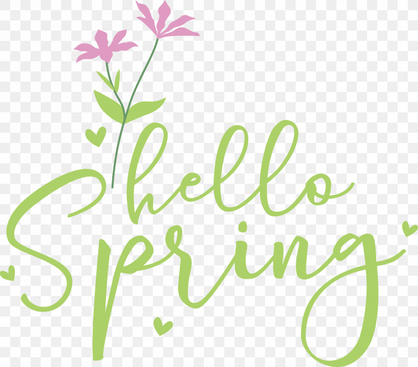 Hello Spring Spring, PNG, 3000x2634px, Hello Spring, Floral Design, Leaf, Line, Logo Download Free