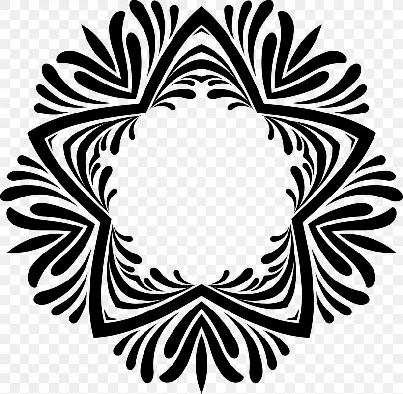 Line Art Black And White Clip Art, PNG, 2330x2280px, Line Art, Black, Black And White, Drawing, Flora Download Free