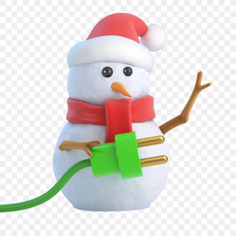 Santa Claus Snowman Newspaper Stock Photography Clip Art, PNG, 1000x1000px, 3d Computer Graphics, Santa Claus, Christmas, Christmas Ornament, Newspaper Download Free