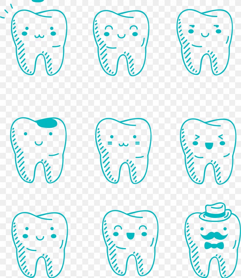 Tooth Clip Art Illustration, PNG, 1301x1501px, Watercolor, Cartoon, Flower, Frame, Heart Download Free