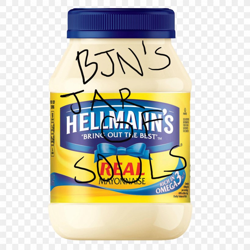 Hellmann's And Best Foods Condiment Flavor Mayonnaise, PNG, 1963x1963px, Condiment, Flavor, Fluid Ounce, Jar, Mayonnaise Download Free