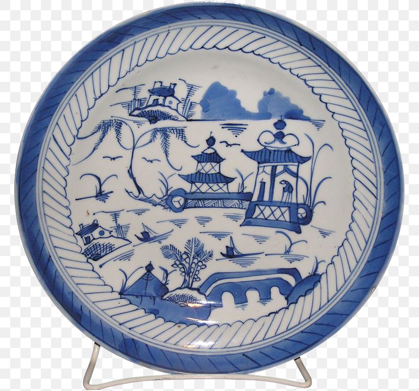 Plate Blue And White Pottery Ceramic Platter Cobalt Blue, PNG, 764x764px, Plate, Blue, Blue And White Porcelain, Blue And White Pottery, Ceramic Download Free