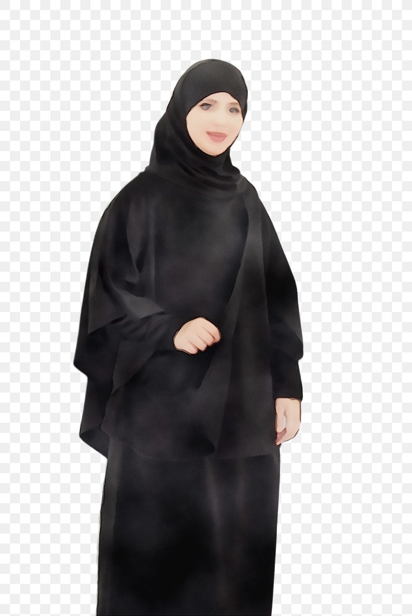 Hijab Cloak Abaya Dress Coat, PNG, 816x1224px, Hijab, Abaya, Black, Burqa, Chador Download Free