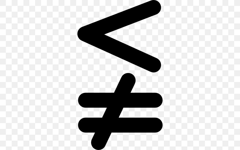 Less-than Sign Equals Sign Symbol Mathematics Slash, PNG, 512x512px, Lessthan Sign, Ascii, At Sign, Degree Symbol, Equality Download Free