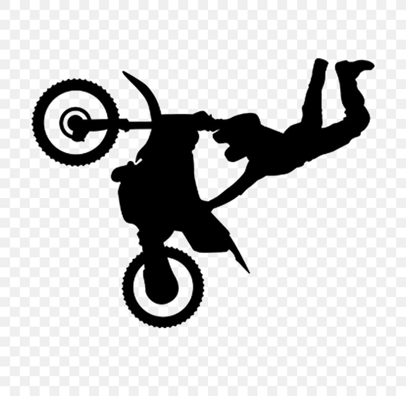 Motorcycle Freestyle Motocross Bicycle Dirt Bike, PNG, 800x800px, Motorcycle, Artwork, Bicycle, Black, Black And White Download Free