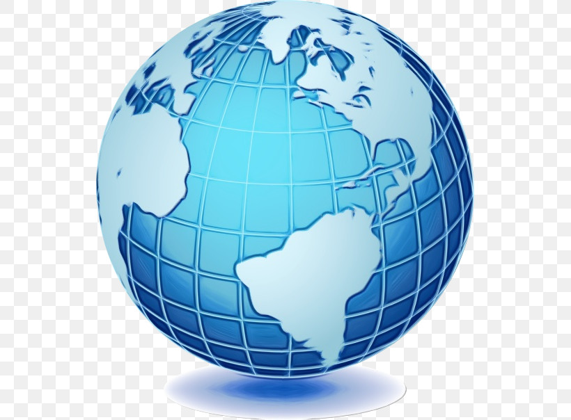 Globe World Blue Earth Planet, PNG, 543x604px, Watercolor, Blue, Earth, Globe, Interior Design Download Free