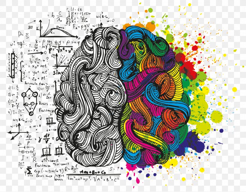 Lateralization Of Brain Function Human Brain Creativity, PNG, 1200x939px, Watercolor, Cartoon, Flower, Frame, Heart Download Free
