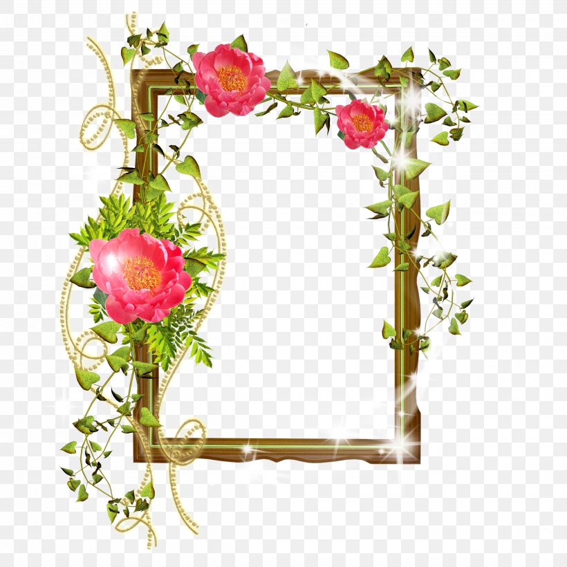 Picture Frames Flower Window Clip Art, PNG, 2480x2480px, Picture Frames, Art, Artificial Flower, Branch, Cut Flowers Download Free
