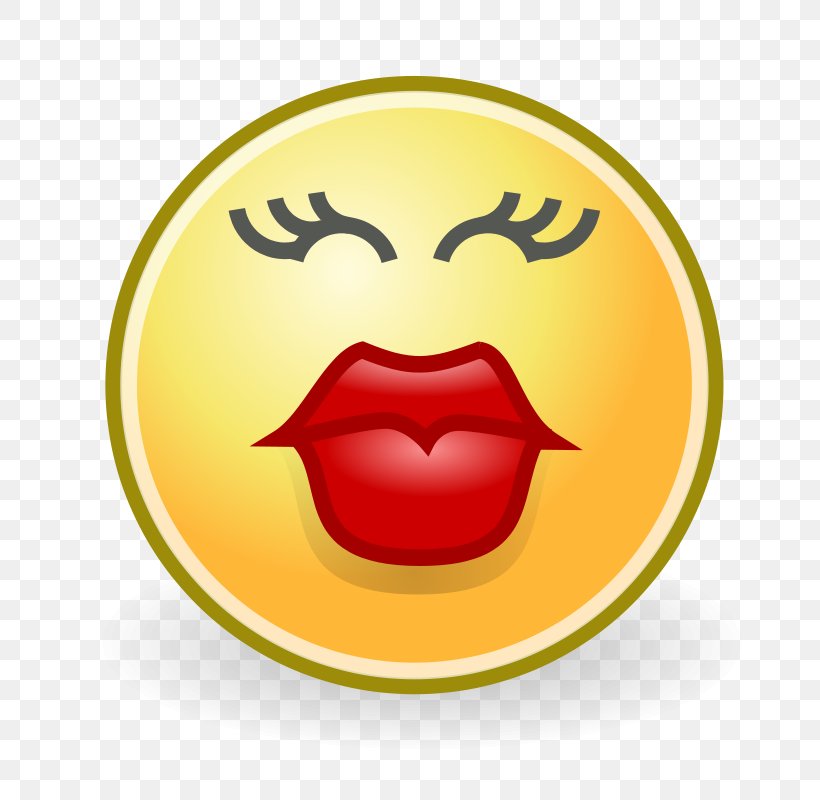 Smiley Emoticon Kiss Clip Art, PNG, 800x800px, Watercolor, Cartoon, Flower, Frame, Heart Download Free