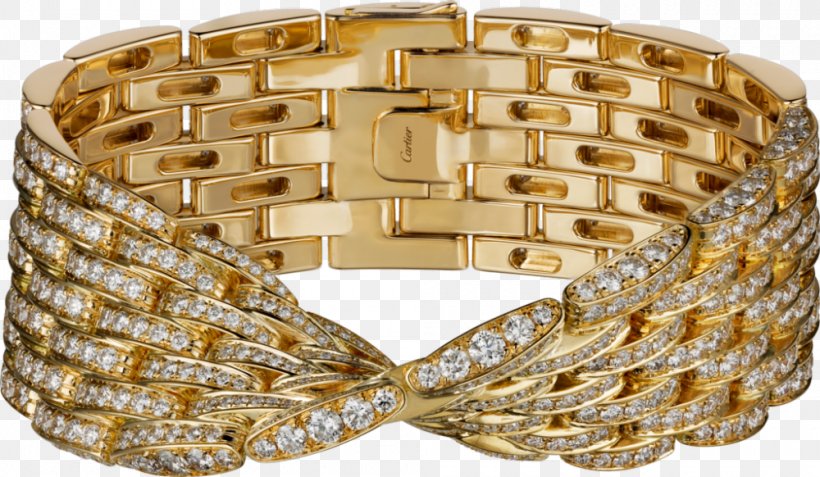 Bangle Bracelet Gold Diamond Cartier, PNG, 1000x582px, Bangle, Bezel, Bling Bling, Bracelet, Brilliant Download Free