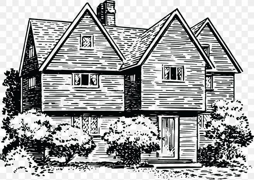 Dwelling Building House Architecture Image, PNG, 4000x2848px, Dwelling, Architecture, Black And White, Building, Cottage Download Free